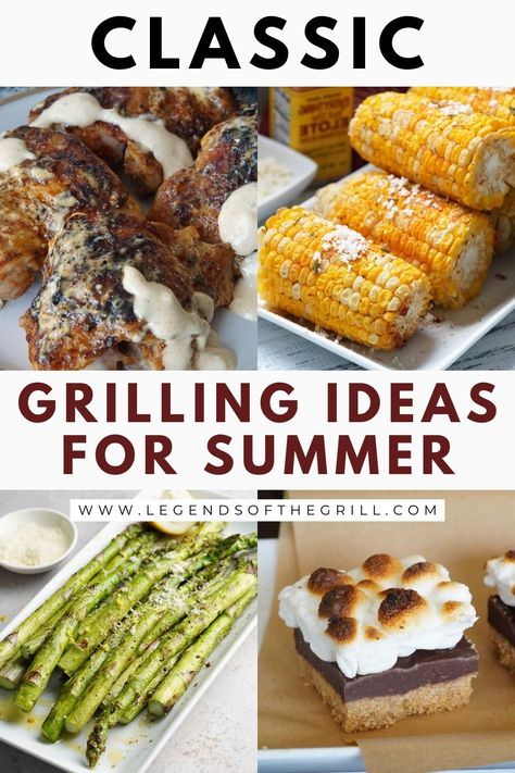 Uncover timeless and classic grilling ideas that capture the essence of summer dining at its best. New Grilling Ideas, Sunday Grilling Ideas, Beach Grilling Ideas, Dinners On The Grill, Grilled Dinner Ideas, Summer Grilling Ideas, Dinner On The Grill, Best Grill Recipes, Grilled Chicken Drumsticks