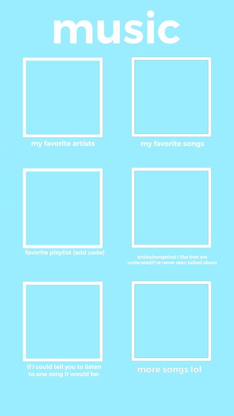 Music Taste Template, My Taste In Music, Music Template, About Me Template, Pinterest Templates, Music Taste, Song List, List Template, Meme Template