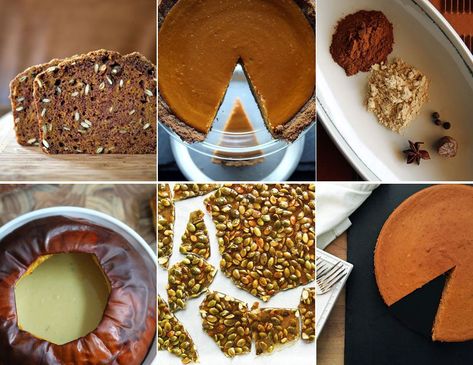 Alton Brown's Pumpkin Recipes For Fall | Alton Brown Jarrahdale Pumpkin, Foods To Make, Seasonal Baking, Recipes For Fall, Brown Recipe, Pumpkin Mousse, Baking Stuff, Pie Pumpkin, Homemade Pumpkin Pie