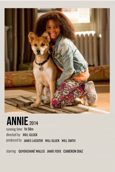 minimal polaroid movie poster for annie Nina Core, Harry Styles Quote, Annie 2014, Quvenzhané Wallis, Movies Minimalist, Movie Bucket List, Black Sitcoms, Polaroid Movie Poster, Minimal Posters