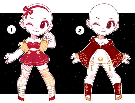 Clothing Adoptables, Outfits For Characters, Adoptable Outfit, Fruit Inspired Outfits Drawing, Character Outfits Goth Drawing, Cute Outfit Ideas Drawing, Fantasy Adoptable Outfits, Outfit Adoptables, Adopt Outfit Female