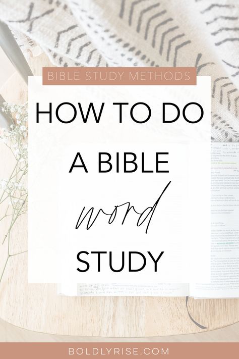 When you don't know what to study or want to learn how to study your Bible, try doing a Bible word study! This is a great way to start understanding some of the words and language used in Scripture. I have created a free worksheet for you to use as well! Click the link to download the resource today and learn how to do a Bible Word study. Faith inspiration | faith encouragement | Bible study | Christian living | faith inspo | Bible help | Bible encouragement | Bible study resources Power Bible Study Method, Bible Word Study Free Printable, Word Study Bible, How To Conduct A Bible Study, How To Start A Bible Study Group, Bible Word Study, Word Bible Study Method, Bible Study Binder, Hear Bible Study Method Printable