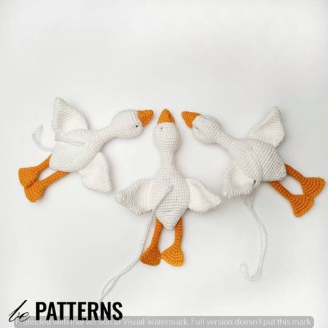 Crochet Goose, Crochet Bird Patterns, Crochet Sun, Crochet Birds, Crochet Inspo, Haken Baby, Tutorial Crochet, Le Crochet, Crochet For Kids