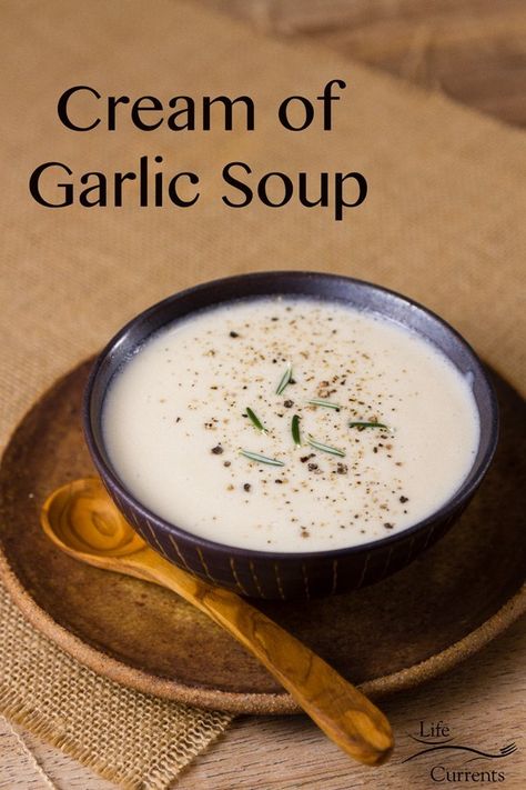 Soup Appetizers, Garlic Soup, Party Food Dessert, Slow Cooker Desserts, Vegetarian Soup, Dinner Appetizers, Creamy Soup, Easy Soups, Easy Soup Recipes