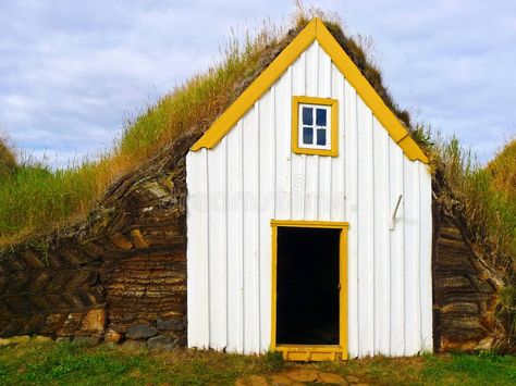 Turf Roof House, Turf Roof, Turf House, Green Roofs, Roof House, Free Stock Photos Image, Green Roof, Green Grass, Iceland