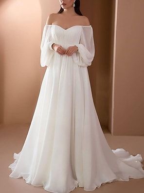 Chiffon Wedding Dress Beach, White Floor, Maxi Dress Outfit, Bridal Dresses Lace, Evening Dress Floor Length, Wedding Gowns Mermaid, Backless Wedding, Gowns Prom, Fashion Autumn