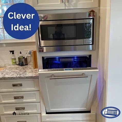 Dorsey Campbell Group | This was a first and a clever idea - a dishwasher that is raised so no one has to bend over 🧼 🍽️ | Instagram Dishwasher Under Oven, Oven Next To Dishwasher, Raised Dishwasher Ideas, Raised Dishwasher, Dishwasher Ideas, Main Floor Remodel, Floor Remodel, February 3, Our First Home