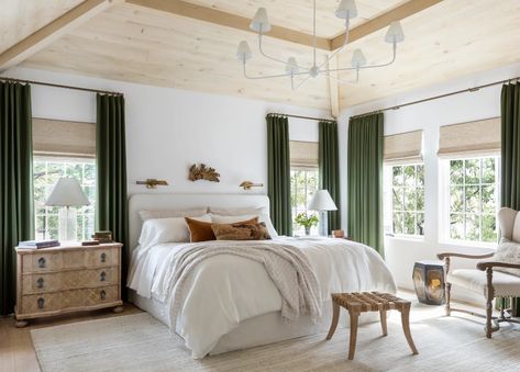 Marie Flanigan Interiors, Bed Drapes, Marie Flanigan, Midcentury Home, Custom Sectional, Rooms Reveal, English Cottage, City House, Architectural Digest