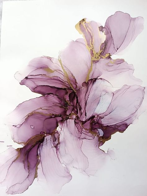 Alcohol ink painting | My recent artwork with alcohol inks | Facebook Alcohol Painting, Background Floral, Watercolor Flower Art, Watercolor Ink, Alcohol Ink Painting, Alcohol Ink Art, Paint Art, Alcohol Inks, Watercolor Flower