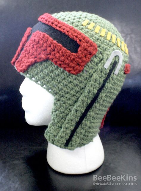 for derek? Star Wars Crochet, Nerd Crafts, Geek Crafts, Crochet Stars, Hat Ideas, Yarn Projects, Boba Fett, Crochet Gifts, Yarn Crafts