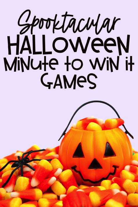 Spooktacular Halloween Minute to Win It Games - Happy Go Lucky Blog Halloween Scattergories, Halloween Signs Diy, Halloween Breakfast, Fun Halloween Games, Teen Halloween, Halloween Scavenger Hunt, Minute To Win, Halloween Printables Free, Minute To Win It Games