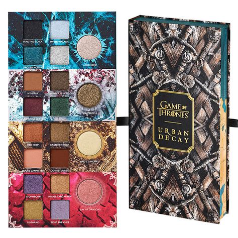 Game Of Thrones Collection, Targaryen House, Urban Decay Eyeshadow Palette, The Iron Throne, House Lannister, Urban Decay Eyeshadow, House Stark, Iron Throne, Bold Makeup