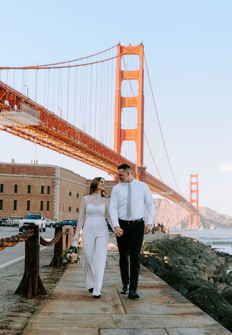 I can think of number of reasons to have a beautiful San Francisco elopement. And view of the Golden Gate Bridge are just 1 of many. Golden Gate Park Engagement Photos, San Francisco Beach, San Francisco Elopement, San Francisco City Hall Elopement, San Francisco Engagement Photos, San Francisco Photos, San Francisco City Hall Wedding, Sf Wedding, City Shoot