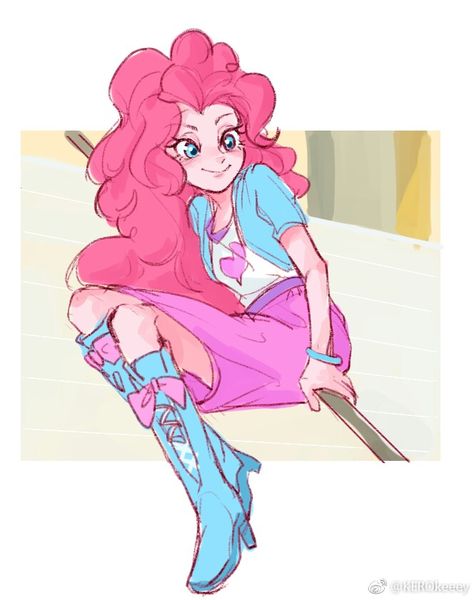 by keeerooooo1 Pie Drawing, Pinkie Pie Human, Goth Disney Princesses, Goth Disney, Doctor Whooves, Mane 6, Equestrian Girls, Dark Disney, Female Shoes