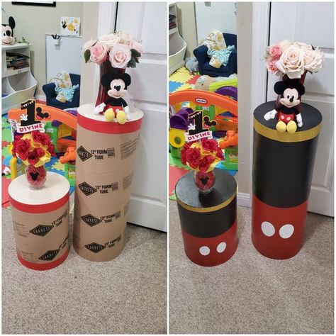 Diy Cylinder Table, Diy Cylinder Stand, Party Cylinder Stand Diy, Cylinder Pedestal Diy, Diy Cylinder Pedestal Stand, Cylinder Pedestal, Kylie Birthday, Diy Projects To Sell, Party Stand