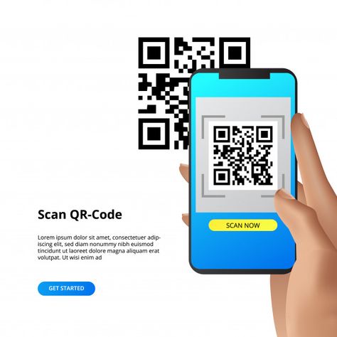 Qr code scanning camera smartphone concept for payment or everything. | Premium Vector #Freepik #vector #people #technology #hand #template Smartphone Concept, Hand Template, Qr Scanner, Scanner App, Digital Marketing Design, Vector People, Code Art, Online Surveys, Business Illustration