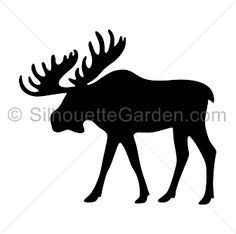 Stencil Pictures, Ojibwe Art, Moose Silhouette, Reindeer Silhouette, Moose Decor, Silhouette Clip Art, Architecture Tattoo, Animal Silhouette, Silhouette Png