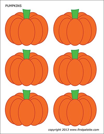 Pumpkins | Free Printable Templates & Coloring Pages | FirstPalette.com Pumpkin Printables Free, Pumpkin Templates Free Printable, Pumpkin Templates Free, Pumpkin Template Printable, Pumpkin Templates, Colored Pumpkins, Desk Name Tags, Fall Clip Art, Fall Preschool Activities