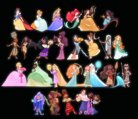 Disney Heroines, Favorite Disney Princess, Disney Princess Artwork, Disney Monsters, Disney Princess Quotes, Looking For Work, Disney Princess Fashion, Disney Collage, Character Designer