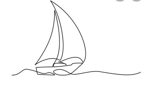 Sailboat Tattoo For Women, Sailboat Line Drawing, Fine Line Sailboat Tattoo, Simple Ship Tattoo, Simple Boat Tattoo, Sailboat Tattoo Simple, Heel Tattoos, Rain Tattoo, Sailboat Tattoo