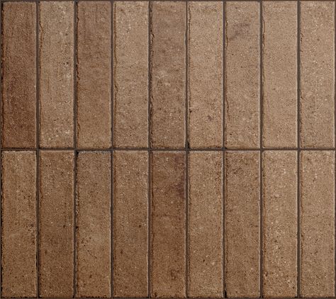 Glazed porcelain tiles • Matte • Wall • Edge: Rectified Brown Wall Tiles, Ceramic Tile Texture, Cladding Texture, Brown Tile, Brick Material, Window In Shower, Interior Tiles, Tile Texture, Kids Bedroom Inspiration