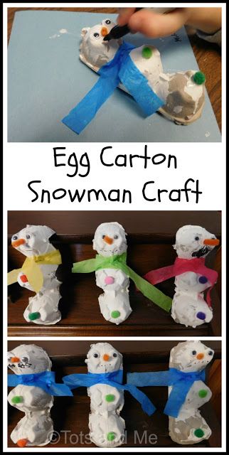 Tots and Me... Growing Up Together: Littles Learning Link Up: January 31, 2017 - Egg Carton Snowman Craft Egg Carton Snowman, Snowman Craft, Egg Carton Crafts, Preschool At Home, Snowman Crafts, Egg Carton, Link Up, Guest Post, Winter Theme