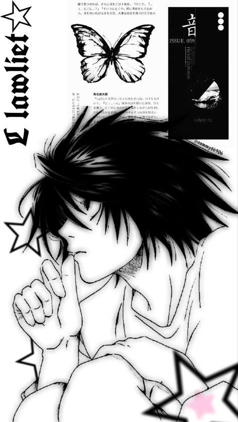 L Anime Wallpaper, L Lawliet Lockscreen, Deathnote Wallpaper Phone, Ryuzaki Wallpaper, L Lockscreen, L Aesthetic Wallpaper, L X Yn, L Phone Wallpaper, Y2k Anime Wallpaper