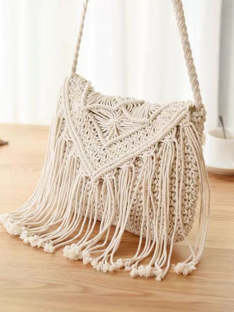 Boho style, forest straw woven bag, woman bag, summer lace woven bag, one shoulder cross-body bag straw woven cane bagMaterial:woven cottonColor:as pictureStyle:forestFeatures:lace,Hand crochetNote:Due to different measurement methods,there will be 1-3 error(unite:cm), please understand. Macrame Banner, Rattan Handbags, Boho Cross, Lace Weave, Macrame Wall Hanging Patterns, Woman Bag, Summer Handbags, Summer Lace, Crochet Cross