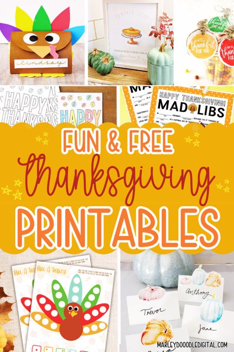 Discover an amazing collection of 70+ free Thanksgiving printables for kids! From fun games and crafts to printable place cards and wall art, these activities will keep your little ones engaged while adding a festive touch to your Thanksgiving decor. Thanksgiving Printables Free Templates, Thanksgiving Games For Toddlers, Friendsgiving Activities For Kids, Thanksgiving Place Cards Diy Kids, Free Kids Thanksgiving Printables, Kid Thanksgiving Activities, Thanksgiving Free Printables For Kids, Thankful Printable Free, Free Thanksgiving Printables For Kids