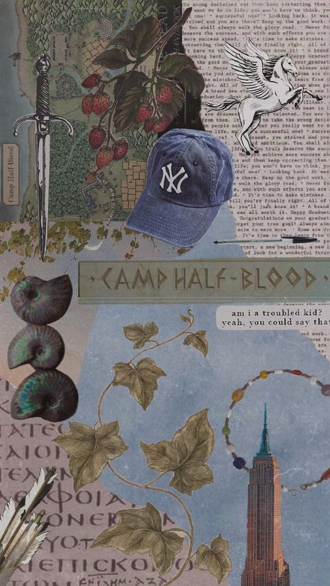 camp half-blood ✨ #camphalfblood #percyjackson Camp Half Blood Wallpaper, Poseidon Greek Mythology, Blood Wallpaper, Percy Jackson Wallpaper, Camp Jupiter, Percy Jackson Head Canon, Percy Jackson Memes, Percy Jackson Art, Annabeth Chase