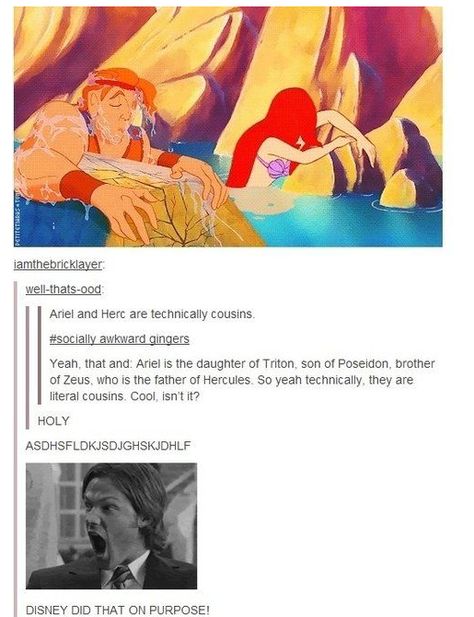 <b>It's a family affair.</b> Disney Theory, Funny Disney Memes, Funny Disney, Film Disney, Disney Facts, Disney Jokes, Nerd Life, Disney Memes, Disney Stuff