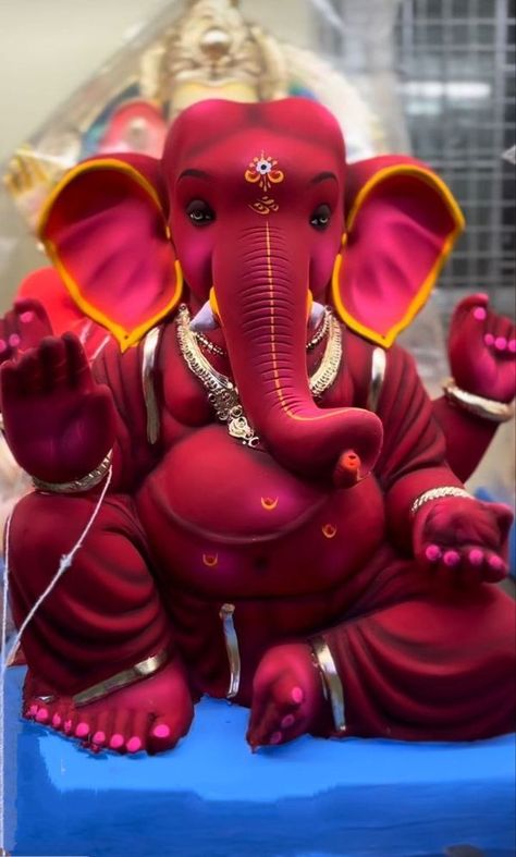 Ganpati Images, Ganpati Decoration Theme, Clay Ganesha, Ganesh Ji Images, Ganapati Bappa, Ganpati Bappa Photo, Ganesha Drawing, Janmashtami Decoration, Shri Ganesh Images