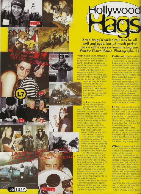 Indie Magazine Layout, Music Zine, 2000s Design, 00s Music, Nme Magazine, Best Pickles, Indie Magazine, Top Of The Pops, 90s Women