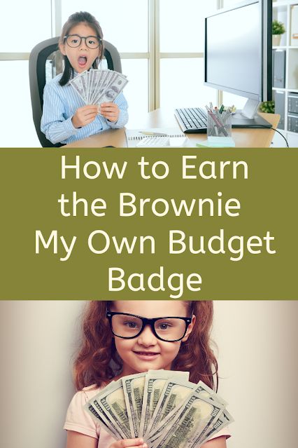 My Own Budget Badge, Brownie Patches To Earn, My Own Budget Brownie Badge, Brownie Budget Builder Badge Ideas, Brownie Budget Builder Badge, Brownie Meeting Ideas, Brownie Badges, Girl Scouts Brownies, Brownie Scouts