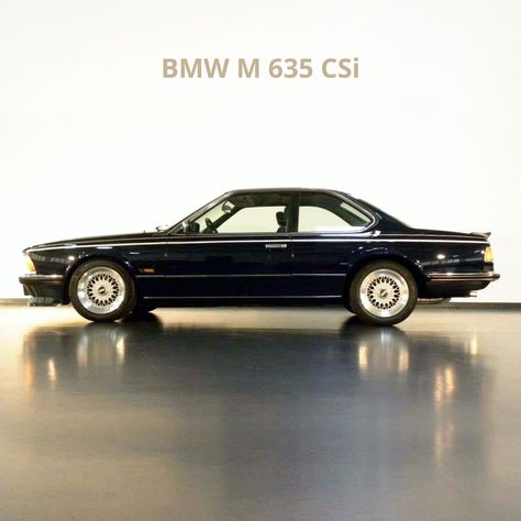 BMW's M 635 CSi model, introduced at the Frankfurt Motor Show in 1983, is the first in the line of M6 models. Watch this outstanding and awarded prototype from 1982 at Classic Trader! #bmw #bmwcars #bmwclassic #bmwpower 1 Series Bmw, Bmw 635, Bmw 635 Csi, 1997 Bmw M3, Bmw Csi 3.0, Mercedes Slk, Mercedes Benz Slk, Bmw 650i, Bmw 6 Series