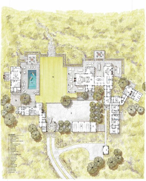 Nantucket Family Compound — Forest Studio Multifamily Compound Layout, Multifamily Compound, Compound Property Plans, Family Compound Floor Plans, Family Property Compound, Compound Plans Layout, Family Compounds Layout, Compound Home, Multifamily Homestead