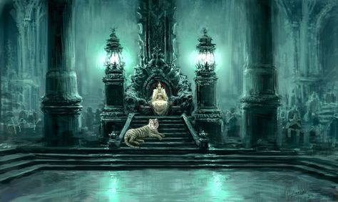 Witch's throne room Narnia Castle, White Witch Narnia, Mortal Engines, Concept Art World, Throne Room, White Witch, Fantasy Castle, Fantasy Places, Chronicles Of Narnia