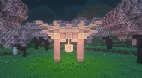 #minecraftcherryblossom #minecrafttoriigate #minecraftpink #minecraftbuilddesigns #minecraftsakuragate #minecraftgate #minecraftbuildideas #minecraftcutepink #minecraftpinkbuilds #minecraftcottagecore #mcwalldesigns #mcbuildideas #minecraftwalls #minecraftupdate #minecraftnewideas #minecraftsurvivalideas #minecraftsurvival #cherrytoriigateminecraft Minecraft Welcome Sign, Minecraft Cherry Blossom Torii Gate, Cherry Nether Portal Design, Japanese Arch Minecraft, Japanese Archway Minecraft, Minecraft Portal Design Cherry Blossom, Cherry Blossom Portal Minecraft, Minecraft Entrance Ideas Arch, Cherry Blossom Horse Stable Minecraft