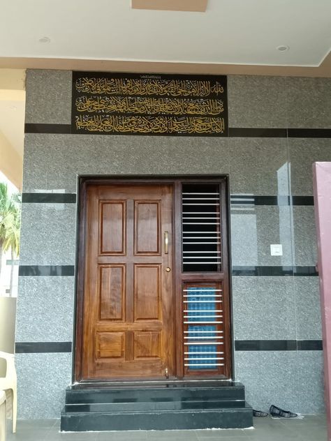 www.limrastonearts.weebly.com Granite Door Frame Design India, Entrance Wall, Design Tiles, Home Door Design, Column Design, Home Doors, Door Frame, Modern House Exterior, Stone Art