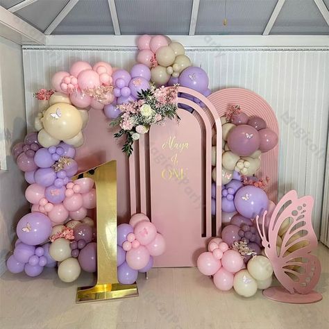 131pcs Balloon Combination Macaron Purple（5inch*15pcs，10inch*20pcs，12inch*5pcs） Macaron Baby Pink（5inch*20pcs，10inch*25pcs） Natural Sand Color（5inch*10pcs，10inch*15pcs，18inch*1pcs） Pinkish purple（5inch*10pcs，10inch*5pcs，12inch*5pcs） Free to you：1Roll Glue Balloon Chain、Hook 181pcs Balloon Combination Macaron Purple（5inch*15pcs，10inch*25pcs，12inch*5pcs） Macaron Baby Pink（5inch*25pcs，10inch*30pcs） Natural Sand Color（5inch*15pcs，10inch*30pcs，18inch*1pcs） Pinkish purple（5inch*15pcs，10inch*15pcs，12inch*5pcs） Free to you：1Roll Glue Balloon Chain、Hook Note: -It is only for balloons, while not include flowers, leaves or other decorations. -Colors of balloon will not be pastel as the picture when it is inflated. It will be faded after inflated and put them under the sunshine or hard light for long Shower Balloon Arch, Gender Reveal Decor, Baby Shower Balloon Arch, Pink Showers, Balloon Chain, Diy Balloon, Gender Reveal Decorations, Boho Bridal Shower, Pinkish Purple