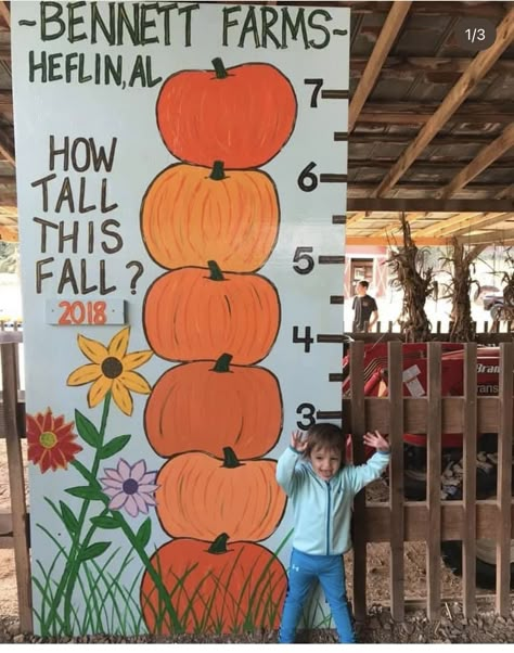 Town Halloween Festival, Farm Theme Halloween Party, Fall Fest Arts And Crafts, Pumpkin Patch Yard Display, School Fall Carnival Decorations, Fall Festival Cutouts, Harvest Festival Backdrop, How Tall This Fall Pumpkin Patch, Pumpkin Patch Fall Festival