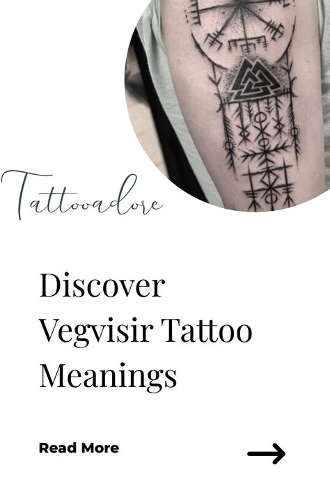 Explore the symbolism of guidance and safety embodied in these distinctive and enchanting Vegvisir tattoo concepts. Embrace the strength and tranquility that these designs inspire, leading you towards a path of wisdom and security. Discover the beauty of incorporating ancient symbols into modern body art, capturing a blend of history and personal empowerment with every stroke of ink. Choose a Vegvisir tattoo to carry with you as a reminder of your inner compass and shield against life's uncertai Vegvisir Tattoo Design, Vegvisir Tattoo, Modern Body Art, Dragon Tattoo Meaning, Supernatural Tattoo, Mary Tattoo, Reaper Tattoo, Tattoo Meanings, Tattoo Symbols