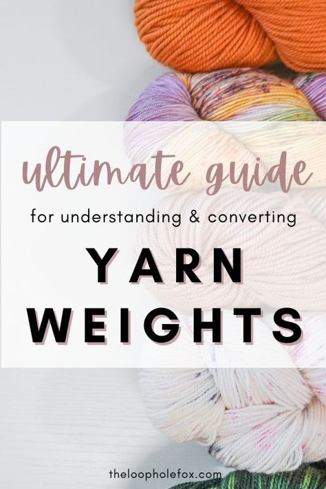 Weight Conversion Chart, Yarn Weight Chart, Weight Conversion, Yarn Weights, Lace Weight Yarn, Crochet Tips, Medium Weight Yarn, Super Bulky Yarn, I Love This Yarn