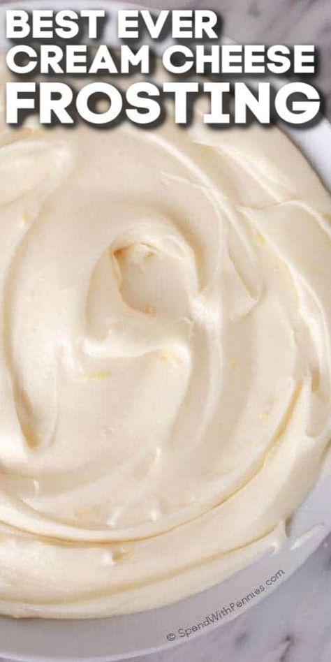 Cake Red Velvet, Cheese Frosting Recipe, Lemon Cream Cheese Frosting, Canned Frosting, Cream Cheese Frosting Recipe, Zucchini Cake, Delicious Cream, Frosting Recipe, Cupcake Frosting