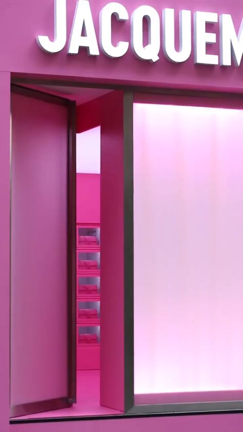 Pink Jacquemus, Design Studio Workspace, Beauty Background, Store Interiors, Aesthetic Space, Instagram Feed Inspiration, Wayfinding Signage, Pink Vibes, Pink Girly Things