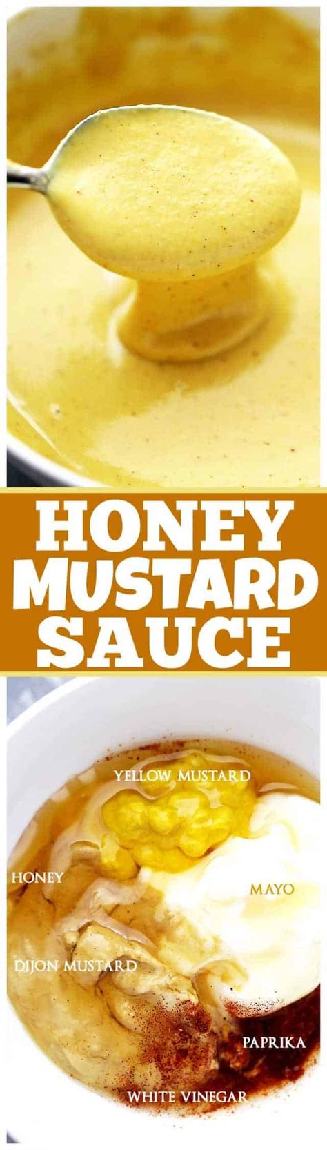 This easy homemade Honey Mustard Sauce recipe only needs 6 ingredients! You're only a few minutes away from making your favorite dipping sauce at home! #condiments #honeymustard Diy Honey Mustard, Honey Mustard Sauce Recipe, Mustard Sauce Recipe, Diy Honey, Homemade Honey Mustard, Taco Dip, Honey Mustard Sauce, Gravy Sauce, Mustard Sauce