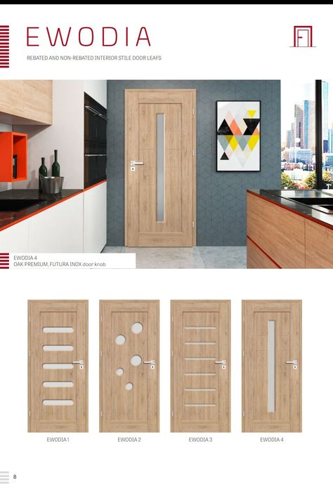 Modern Doors, Home Door Design, Modern Door, Food Packaging Design, Catalog Design, Home Doors, Food Packaging, Door Knobs, Door Design