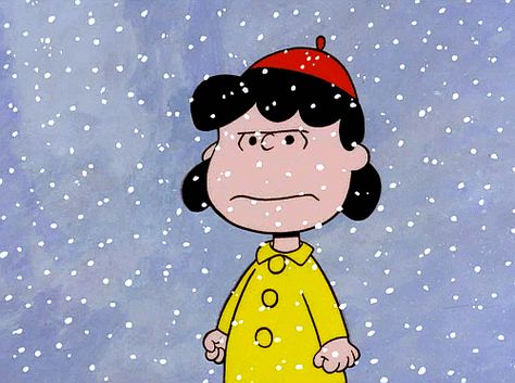 You should steer clear of anyone with this face. | Community Post: 17 Things We Learned From "A Charlie Brown Christmas" Hate Winter, Lucy Van Pelt, Always Cold, Caption This, Charlie Brown Christmas, Clipuri Video, Peanuts Gang, E Card, You Smile