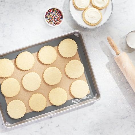 13 Best Baking Gadgets for the Betty Crocker in Your Life | Brit + Co Reusable Products, Eid Al-adha, Silicone Mat, Silicone Baking Mat, Baking Mat, Amazon Products, Silicone Baking, Cookie Sheet, Baking Tips