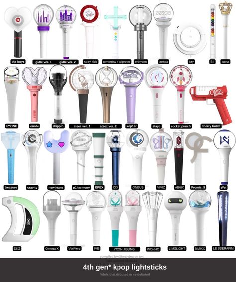 Kpop Fandom Names, Lightsticks Kpop, Creative Paper Crafts, Fun Diy Ideas, Cool Kpop Wallpapers, Lightstick Kpop, Iz One Eunbi, Desain Buklet, Kpop Diy